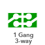 Smart 3-Way Switch - Socket 120 - 1 Gang